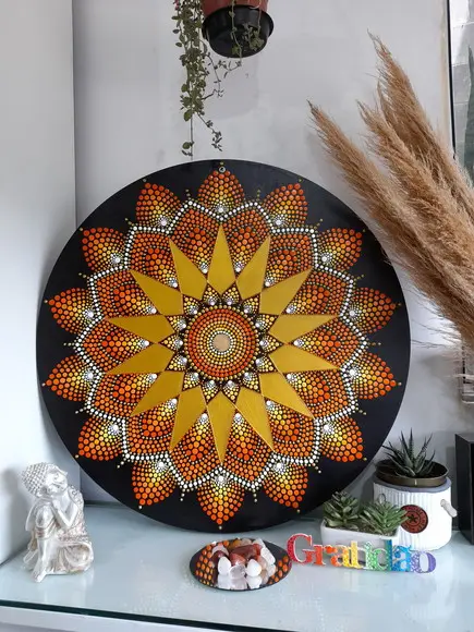 Mandala da Abundância Financeira 60 cm