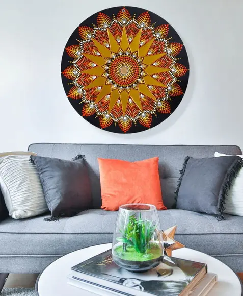 Mandala da Abundância Financeira 60 cm