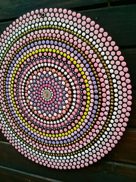 Mandala da afetividade e união 30cm