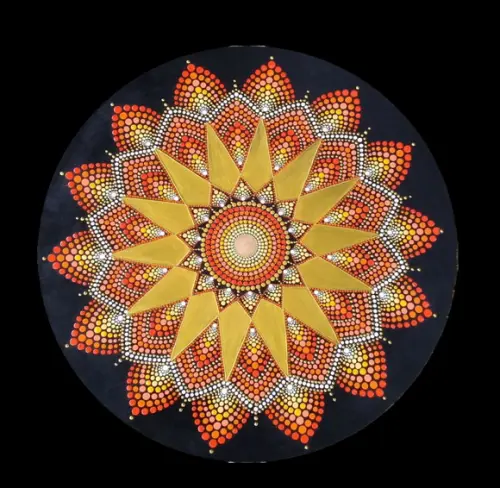 Mandala da Abundância Financeira 80 cm