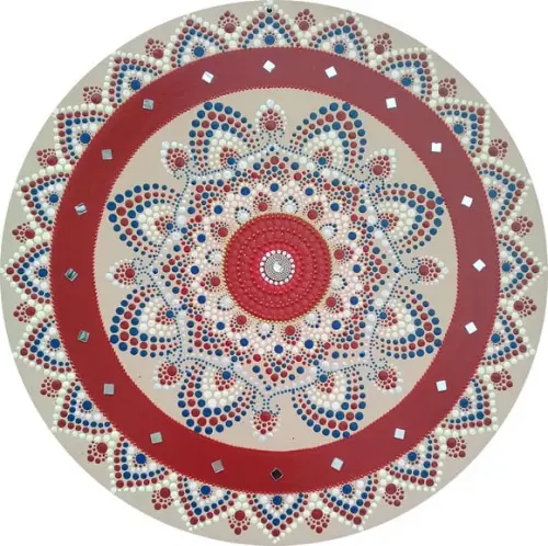 Mandala da Energia e Paixão 60cm