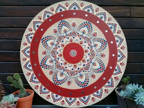 Mandala da Energia e Paixão 60cm