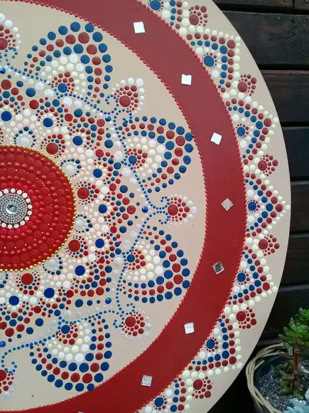 Mandala da Energia e Paixão 60cm