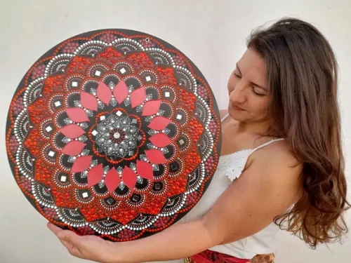 Mandala da Energia, Coragem e Transformação 50 cm