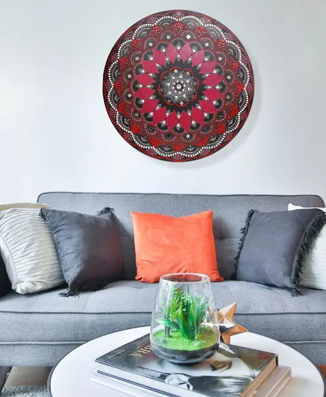 Mandala da Energia, Coragem e Transformação 50 cm