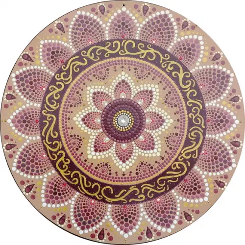 Mandala da Estabilidade e Elevação Espiritual 60cm