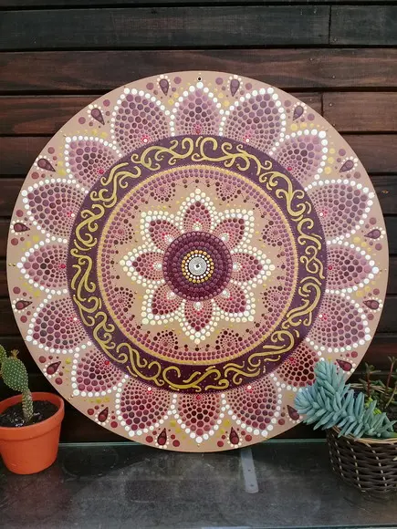 Mandala da Estabilidade e Elevação Espiritual 60cm