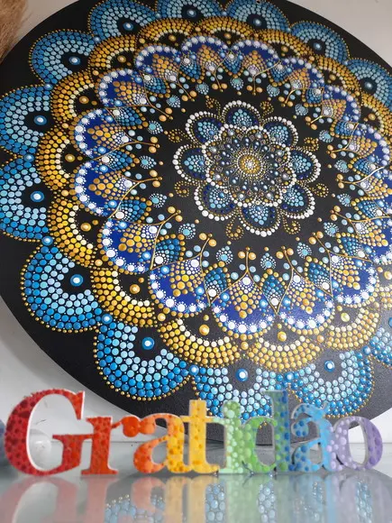 Mandala da Iluminação 70 cm