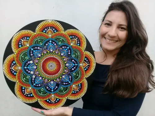 Mandala da luz e energia 40cm