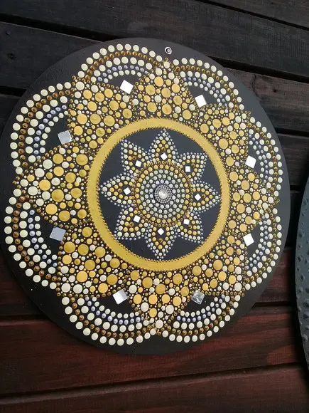 Mandala da luz e otimismo 30cm