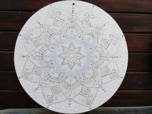 Mandala da paz e tranquilidade 40cm