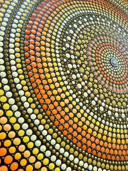 Mandala da Prosperidade 30cm de Diâmetro