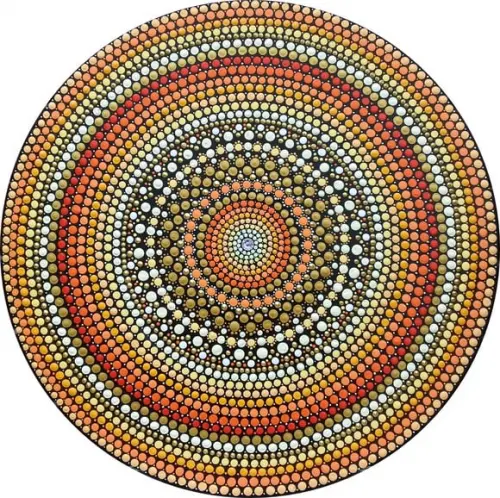 Mandala da prosperidade 40cm de diâmetro