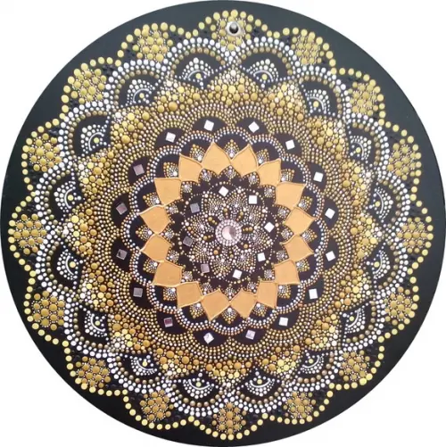 Mandala da prosperidade e felicidade "30 cm