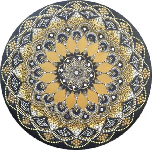 Mandala da prosperidade e felicidade "50 cm