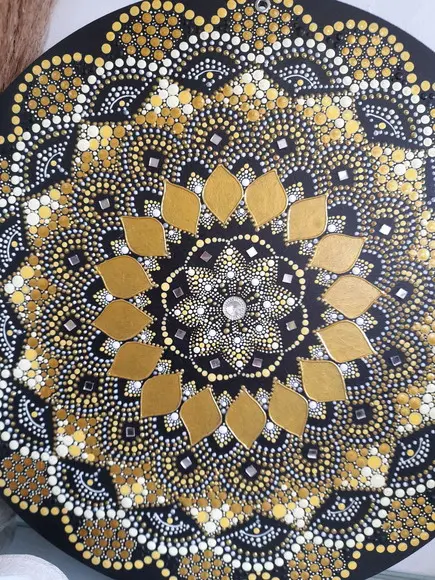 Mandala da Prosperidade e Felicidade 35 cm