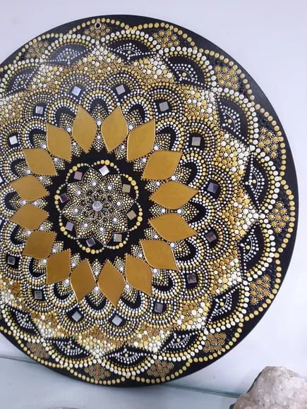 Mandala da Prosperidade e Felicidade 70 cm