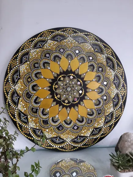 Mandala da Prosperidade e Felicidade 70 cm
