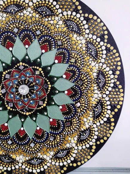 Mandala da prosperidade e saúde 30 cm