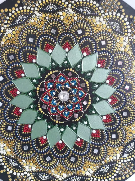Mandala da Prosperidade e Saúde 40cm