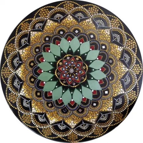 Mandala da Prosperidade e Saúde 40cm