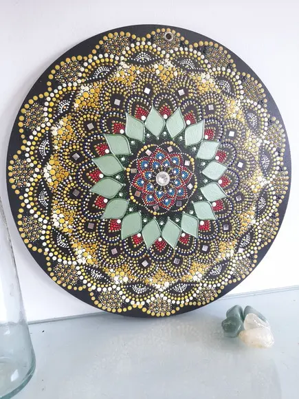 Mandala da Prosperidade e Saúde 40cm