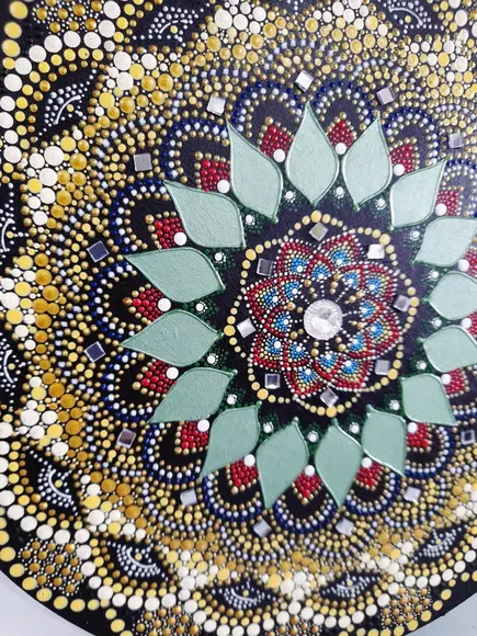 Mandala da prosperidade e saúde 30 cm