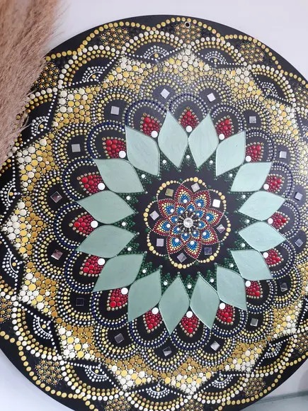 Mandala da Prosperidade e Saúde 50cm