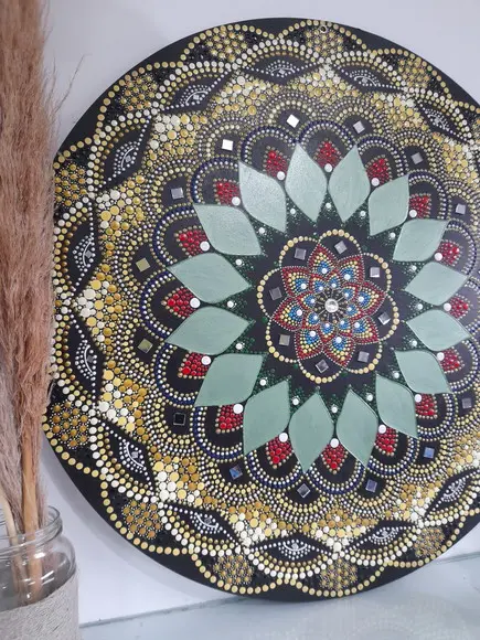 Mandala da Prosperidade e Saúde 50cm