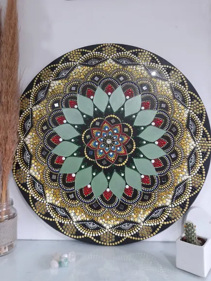 Mandala da Prosperidade e Saúde 50cm
