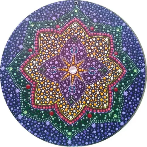 Mandala da Saúde e Espiritualidade 35cm
