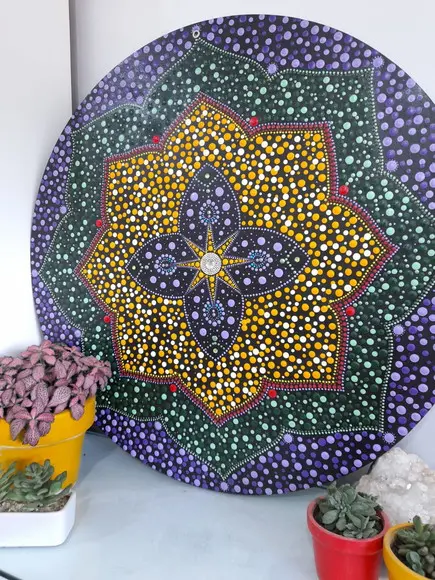 Mandala da Saúde e Espiritualidade 50cm