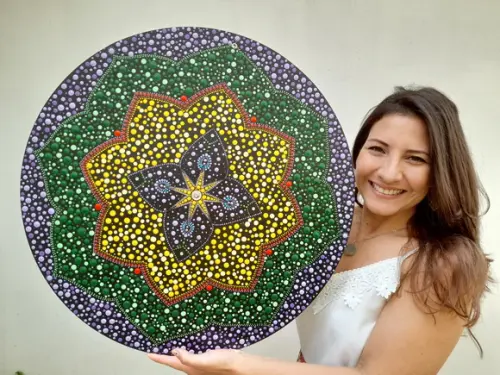 Mandala da Saúde e Espiritualidade 60cm