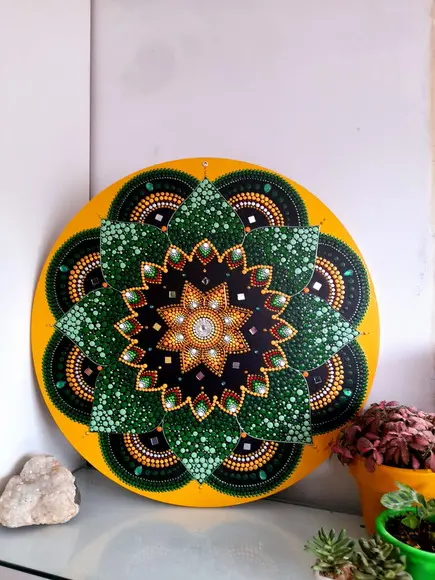 Mandala da saúde e otimismo 50cm
