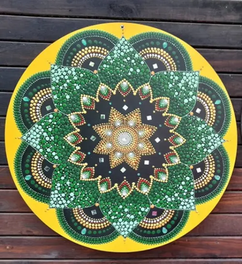 Mandala da saúde e otimismo 60cm