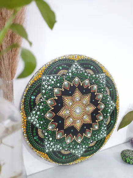 Mandala da Saúde e Renovação 35cm