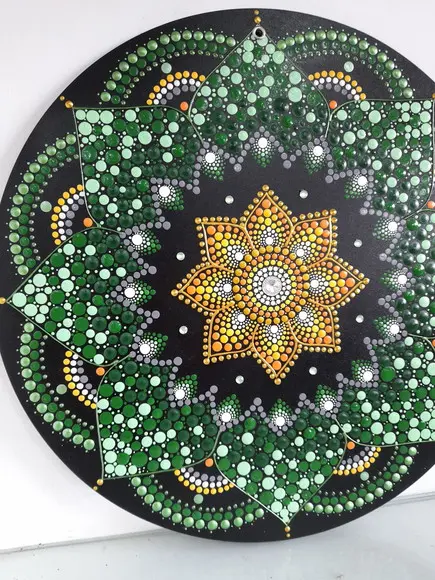 Mandala Da Saúde E Renovação 35cm