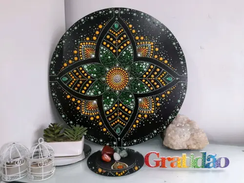 Mandala da saúde e renovação 40cm