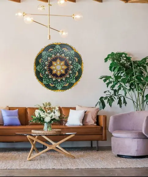 Mandala da Saúde e Renovação 80cm