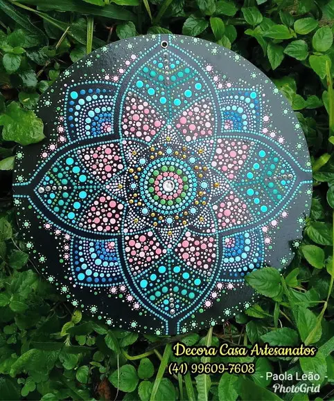 Mandala da Sensibilidade, Amor, Delicadeza, Paz 30cm