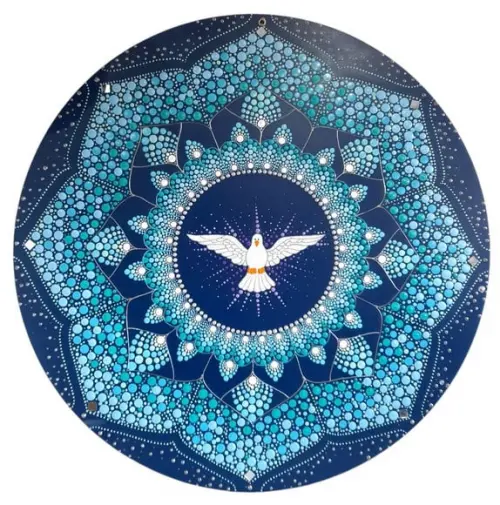 Mandala Divino Espírito Santo 80cm