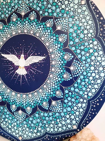 Mandala Divino Espírito Santo 60cm