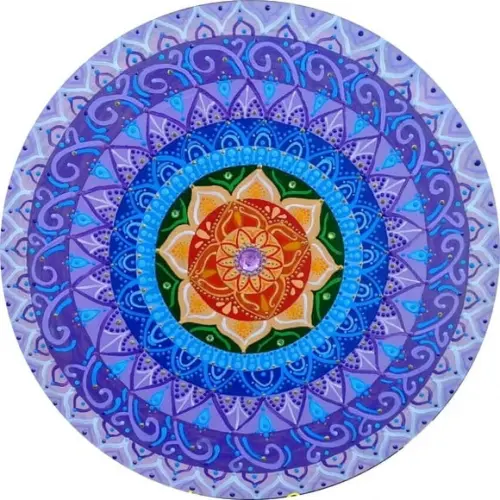 Mandala do Equilíbrio e Espiritualidade "40 cm em mdf