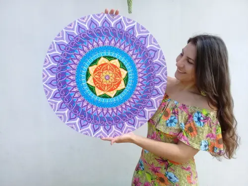 Mandala do Equilíbrio e Espiritualidade 60 cm