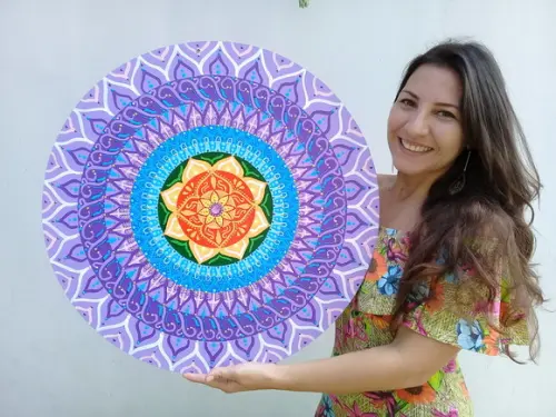 Mandala do Equilíbrio e Espiritualidade 60 cm