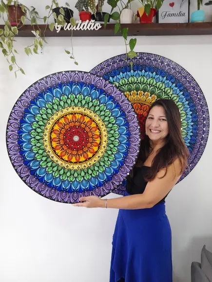 Mandala dos Chakras 70cm