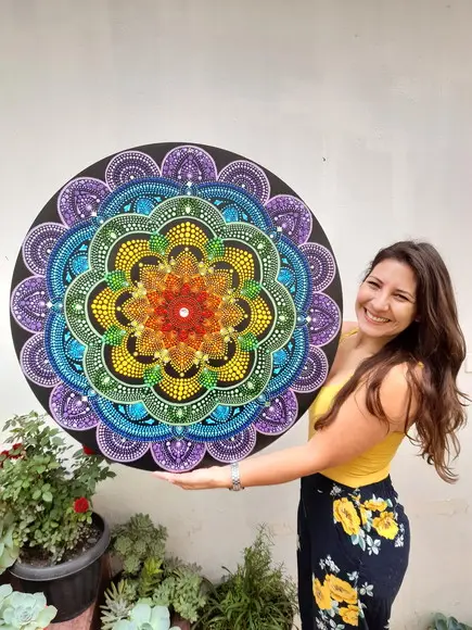 Mandala dos Chakras 80cm