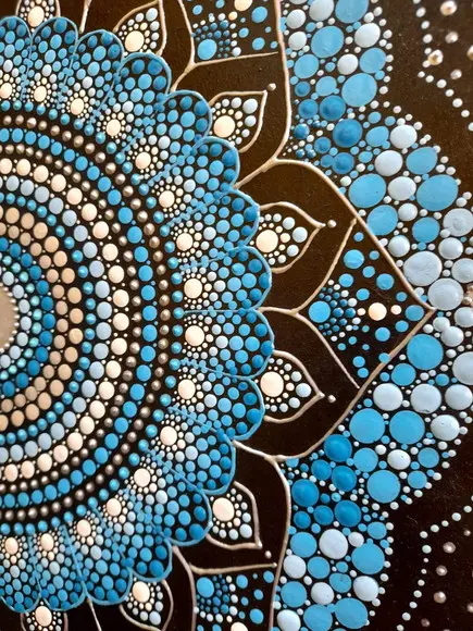 Mandala Energia Espiritual 40 cm em mdf