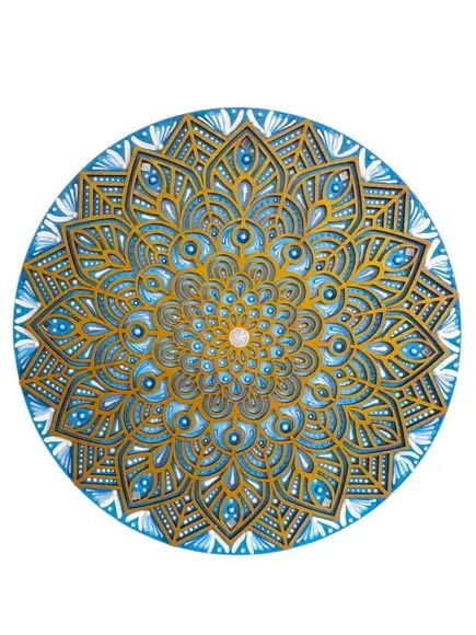 Mandala Energia Espiritual 30 cm - com Aplique 3d