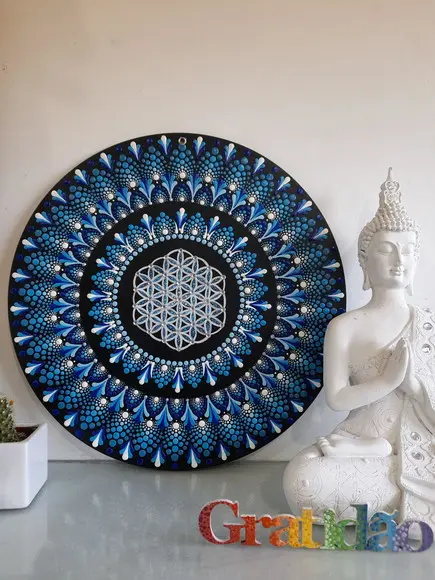 Mandala Flor Da Vida 35cm